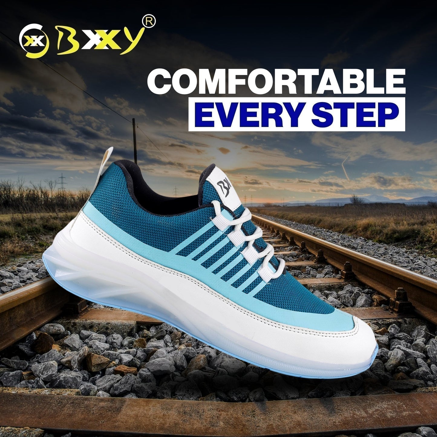 Bxxy's New Lace-up Sports Running Shoes for Men