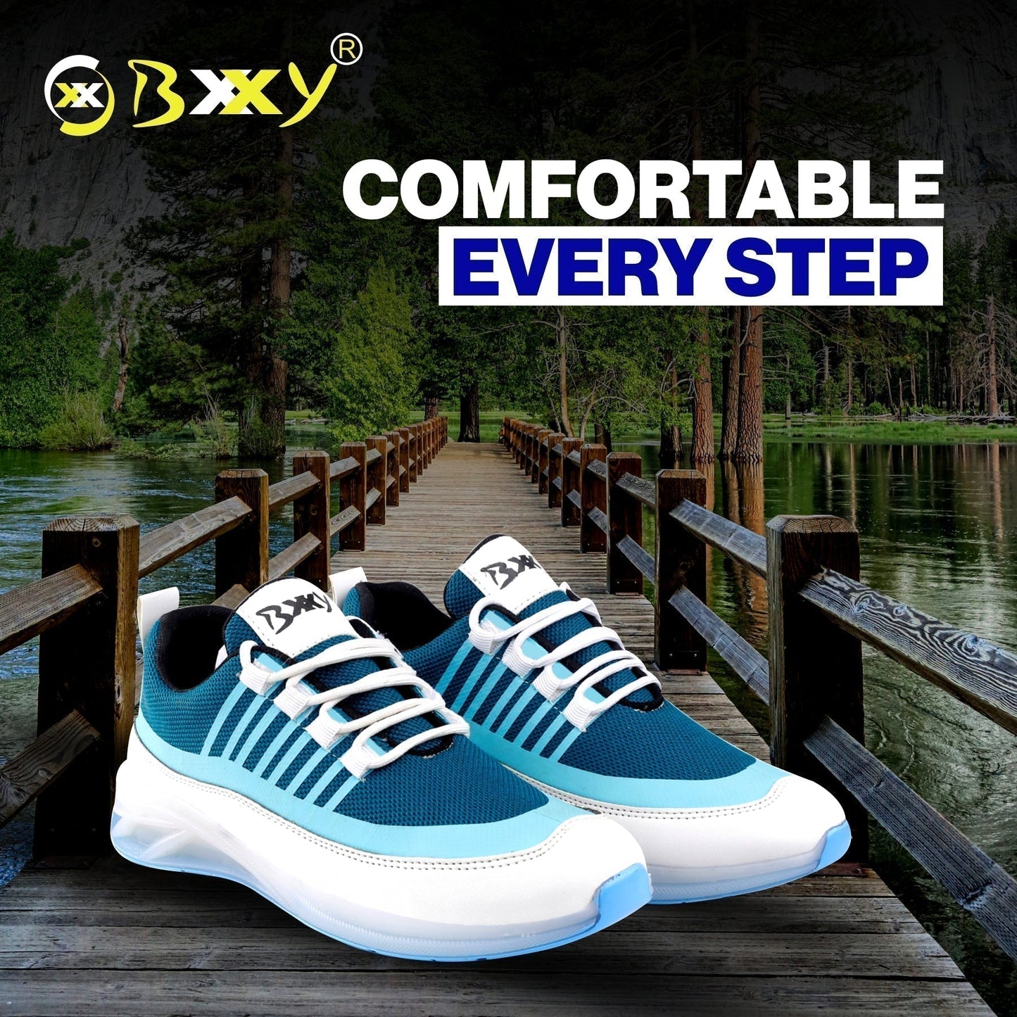 Bxxy's New Lace-up Sports Running Shoes for Men