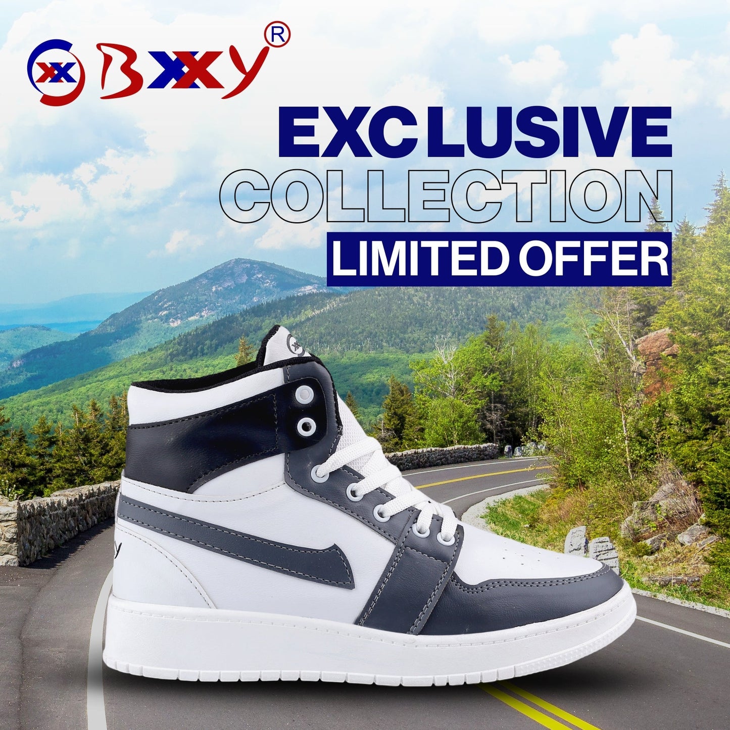 Bxxy's Premium Lace-up Sneakers for Men
