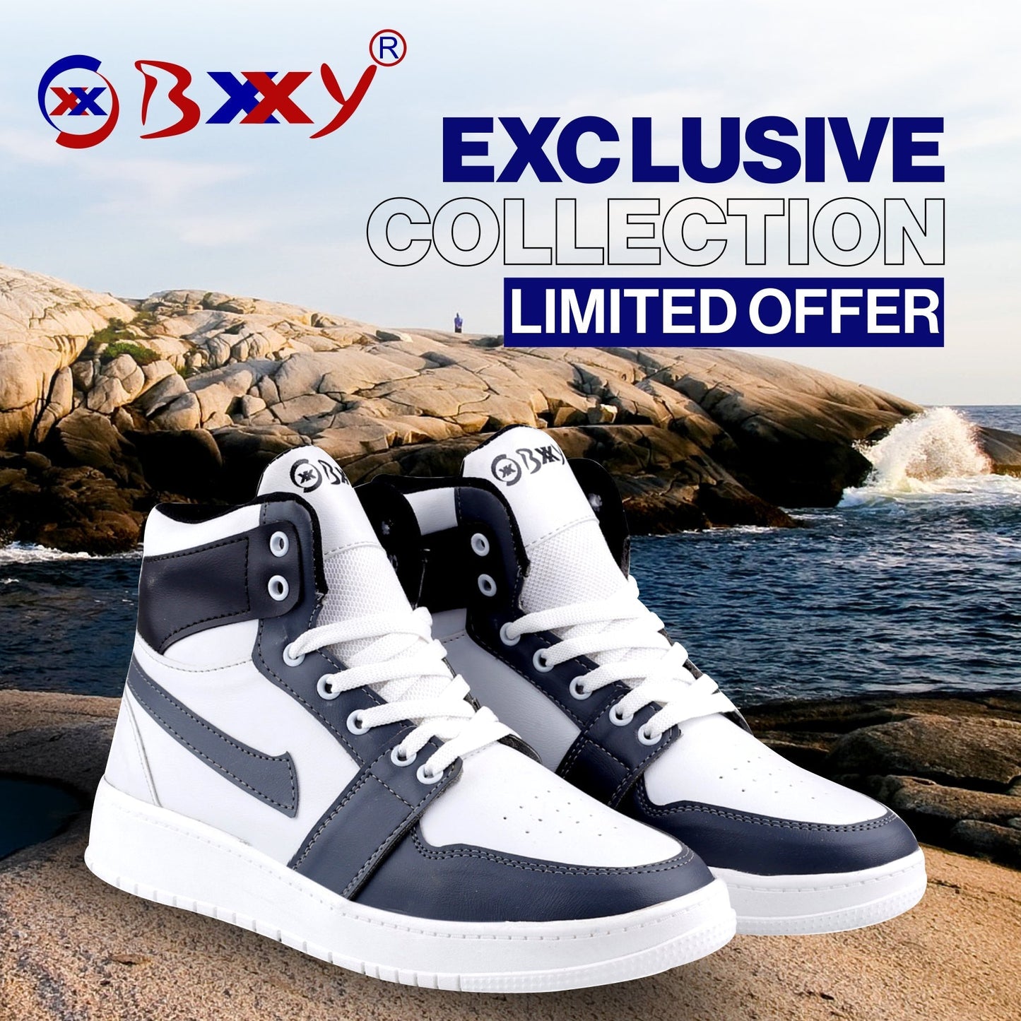 Bxxy's Premium Lace-up Sneakers for Men