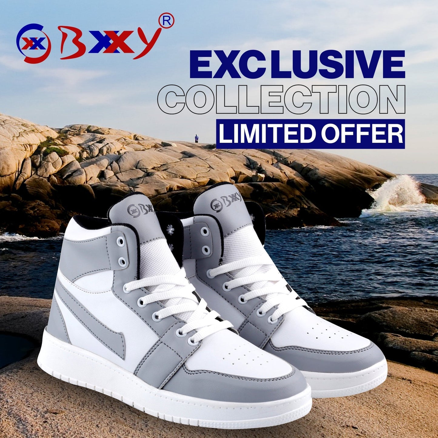 Bxxy's Premium Lace-up Sneakers for Men