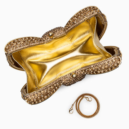 Isabella Clutch Bag - Gold