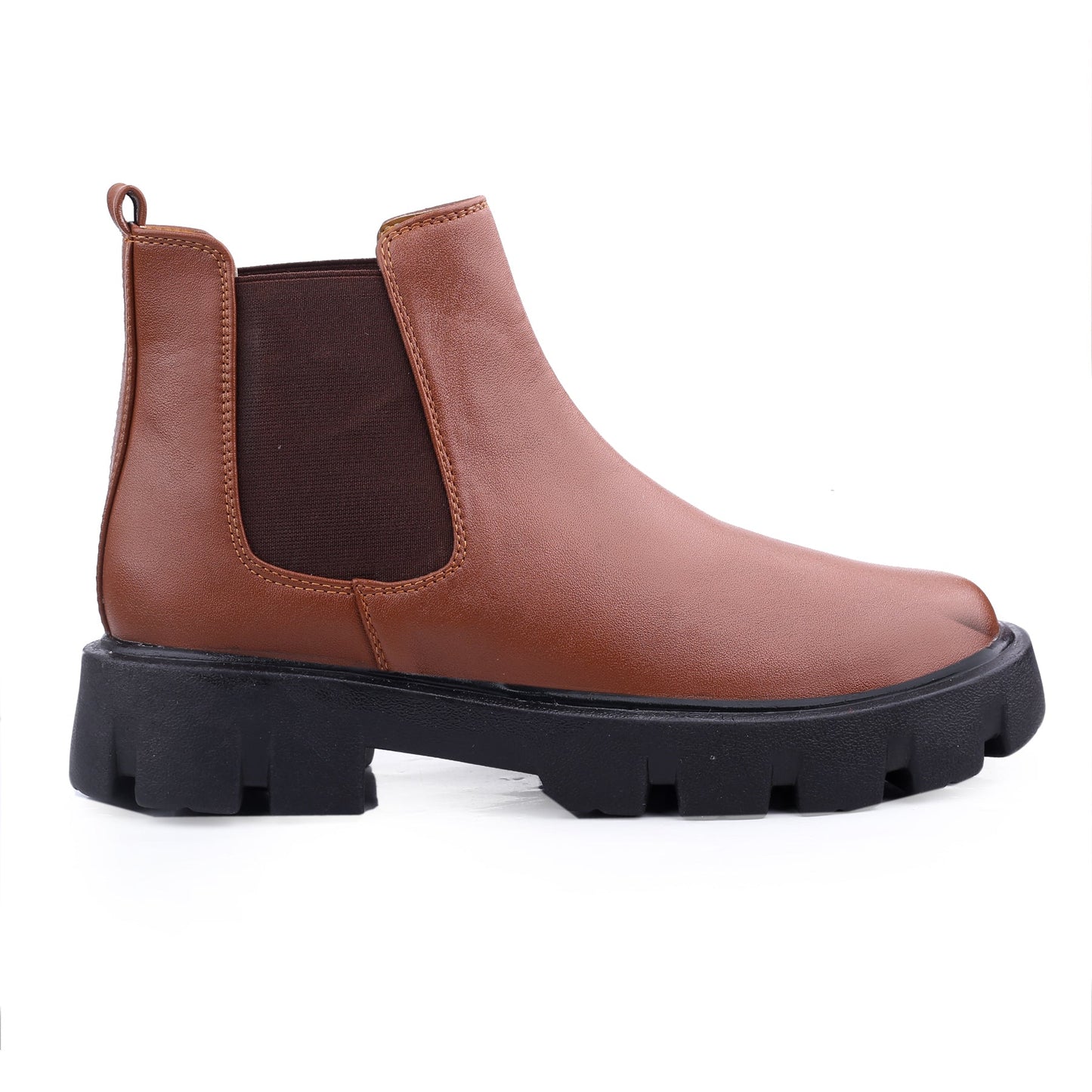 Bxxy's Vegan Leather Ultra Stylish Comfortable Slip-on Chelsea Boots for Men