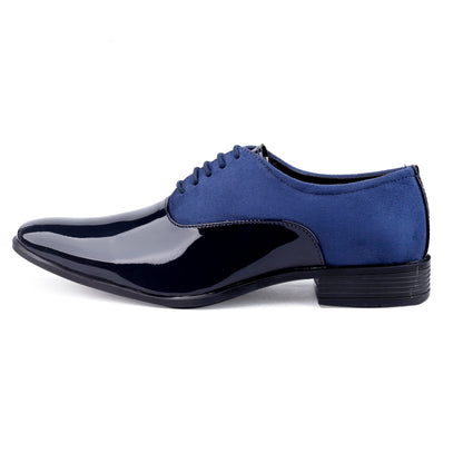 Bxxy's Faux Leather Partywear Lace-up Formal Shoes for Men