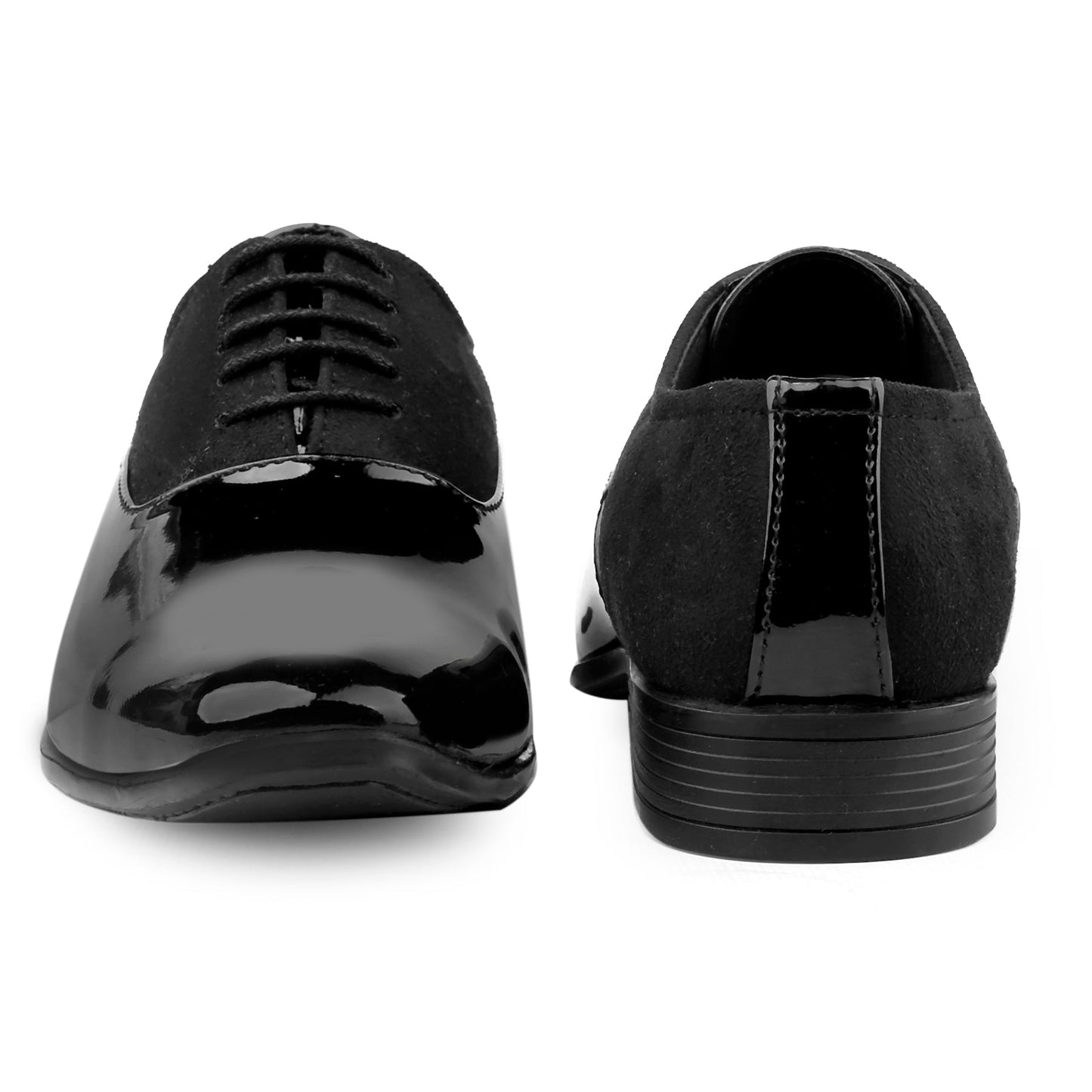 Bxxy's Faux Leather Partywear Lace-up Formal Shoes for Men